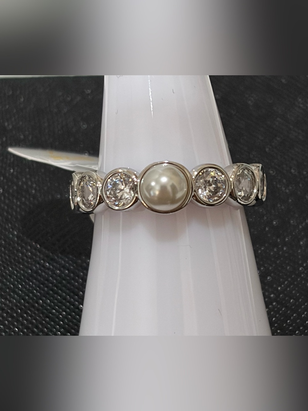 Bomb Party BP RG15449 June Pearl ring Size 7